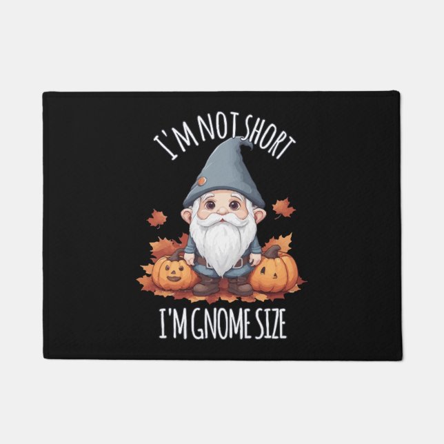 Whimsisches Niedliches Gnome im Herbst Fußmatte (Vorderseite)