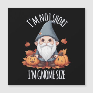 Whimsisches Niedliches Gnome im Herbst Magnetkarte