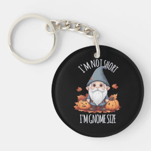 Whimsisches Niedliches Gnome im Herbst Schlüsselanhänger