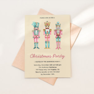 Whimsisches Nutcracker Weihnachtsgebäck Party Einladung