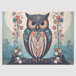 Whimsisches Owl Seidenpapier