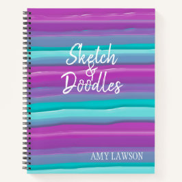 Whimsisches Personalisiertes Wasser Notizbuch