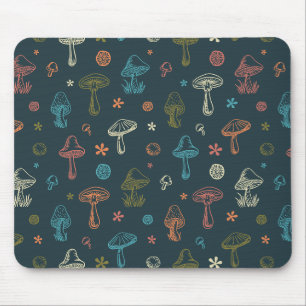 Whimsisches Pilzmuster Mousepad