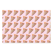 Whimsisches Pink Mushroom Pizza