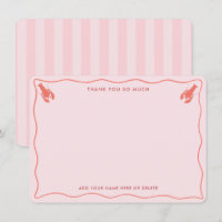 Whimsisches Pink Orange Hummer Doodle Brautparty