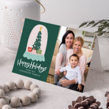 Whimsisches Schneeglobe 2 Foto