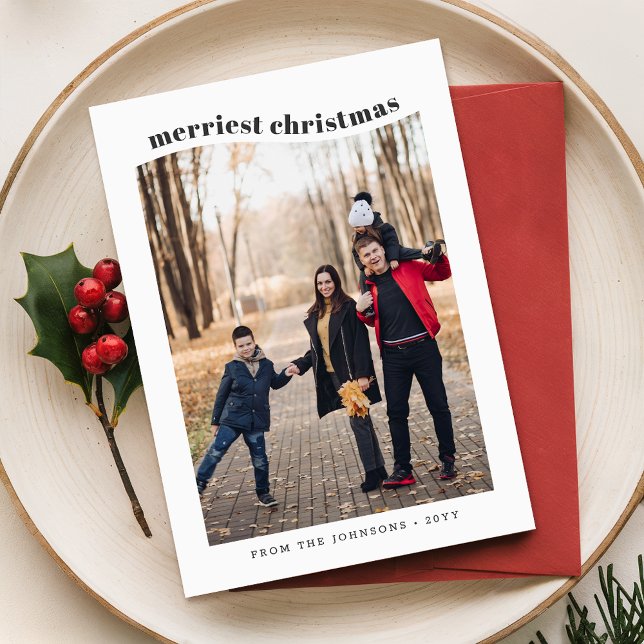 Whimsisches Schwarz-Weiß-Foto Weihnachten (Von Creator hochgeladen)