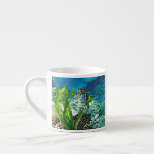 Whimsisches Seepferd Espressotasse