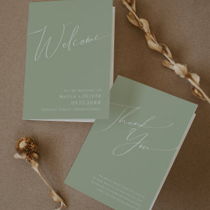 Whimsisches Skript Gedeckte Hochzeit Programm