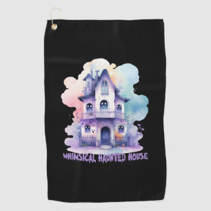 Whimsisches Spuk Haus Golfhandtuch