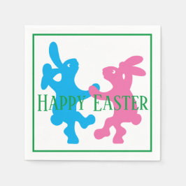 Whimsisches Tanzkaninchen Serviette