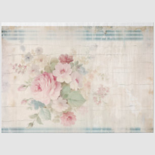 Whimsisches Wasserfarbenröschen Englische Rose chi Seidenpapier
