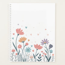 Whimsisches Watercolor Floral Notebook