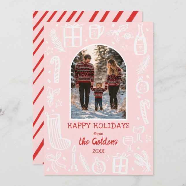 Whimsisches Weihnachten Niedliches Custom Arch FOT (Vorne/Hinten)