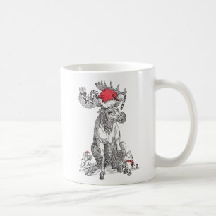 Whimsisches Weihnachtsfest Alaska Wildlife Coffee  Kaffeetasse