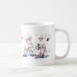 Whimsisches Weihnachtsfest Alaska Wildlife Coffee Kaffeetasse