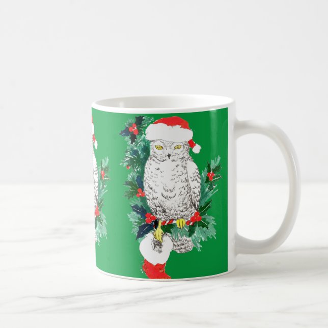 Whimsisches Weihnachtsfest Alaska Wildlife Coffee  Kaffeetasse (Rechts)