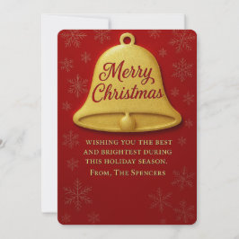 Whimsisches Weihnachtsgebäck & Holly-Foto Feiertagskarte