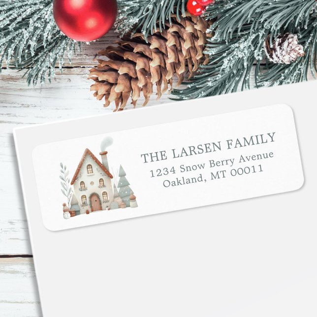 Whimsisches Weihnachtshaus Winter Hütte (Von Creator hochgeladen)