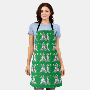 Whimsisches Weihnachtslied Karibik Design Küche Schürze