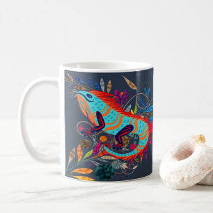 Whimsisches Wesen   Iguana Kaffeetasse
