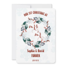 Whimsistisch unser erster Weihnachts-Winterreath