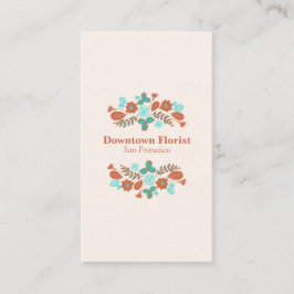 Whimsistische Blume Visitenkarte