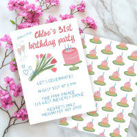 Whimsistische Geburtstagsparty Girlie Niedlich Cus
