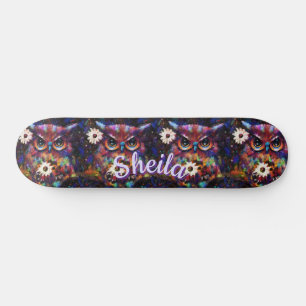 Whimsistische Impressionistische Bläschen Personal Skateboard