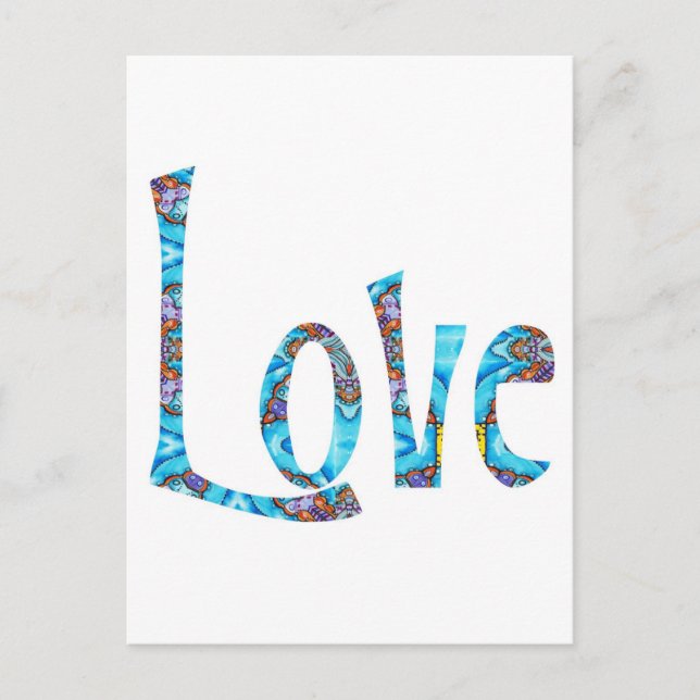 Whimsistische Liebe I Postkarte (Vorderseite)