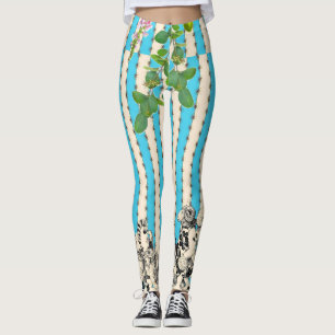 Whimsistische Parade Leggings Vintag Fantasy