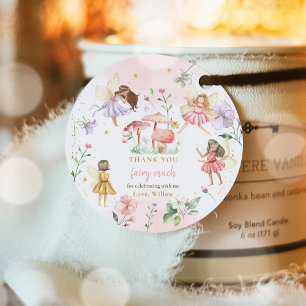 Whimsistische Prinzessin Magical Fairy Geburtstags Geschenkanhänger