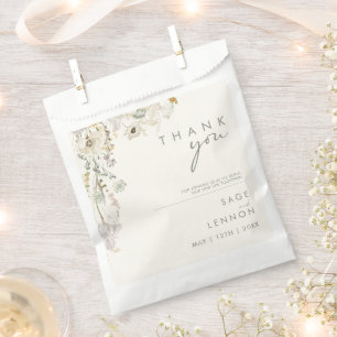 Whimsistische Wildblume   Ivory Meadow Geschenktütchen