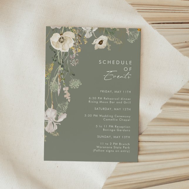 Whimsistische Wildblume | Veranstaltungskalender Begleitkarte (Von Creator hochgeladen)