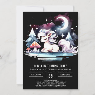 Whimsy Adorable Horse Geburtstag Einladung