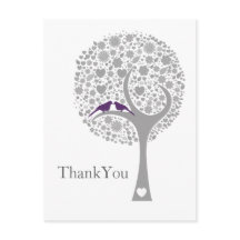 whimsy Baum lila Liebhaber Mod Hochzeit Vielen Dan