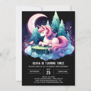 Whimsy Boho Horse Birthday Einladung