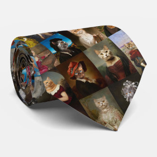 Whimsy Cats Porträt Kollektion Krawatte
