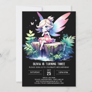 Whimsy Design Fairy Birthday Einladung