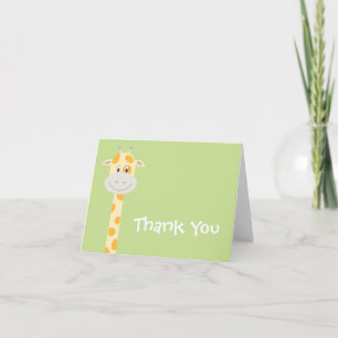 Whimsy Giraffe Dankeskarte