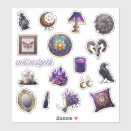 Whimsy Goth Stickers | Whimsigoth Journal Stickers Aufkleber