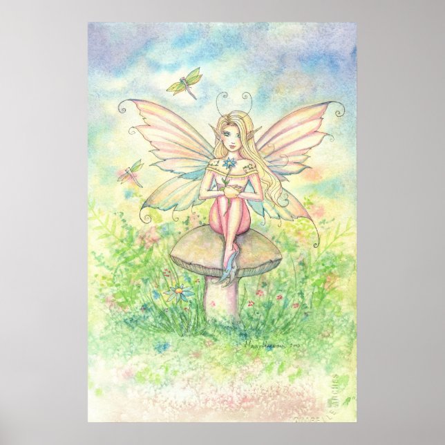 Whimsy in Pink Sweet Fairy Poster (Vorne)