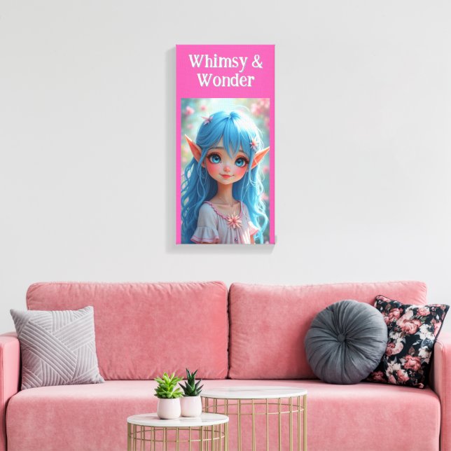 Whimsy Leinwanddruck (Insitu (Wohnzimmer))