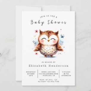 Whimsy Online-Baby-Dusche Einladung
