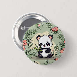 Whimsy-Panda-Bär Button