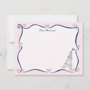 Whimsy personalisierte Mitteilungskarten Paris