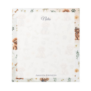 Whimsy Poodle Pizzazz Notizblock