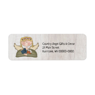 Whimsy primitive Country Angel Rücksendeadresse