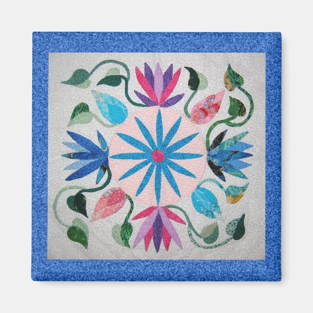 Whimsy Quilt Magnet (Vorne)