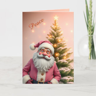 Whimsy Santa Claus Paper Christmas Karte